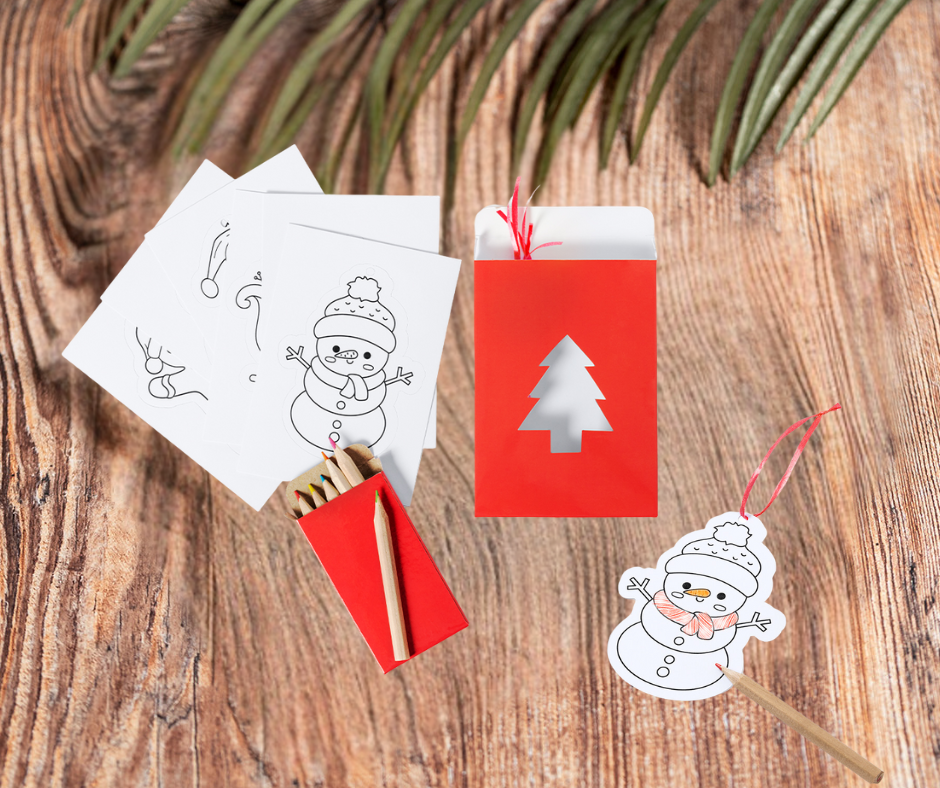 SET ADORNOS PARA COLOREAR  Y COLGAR EN EL ÁRBOL