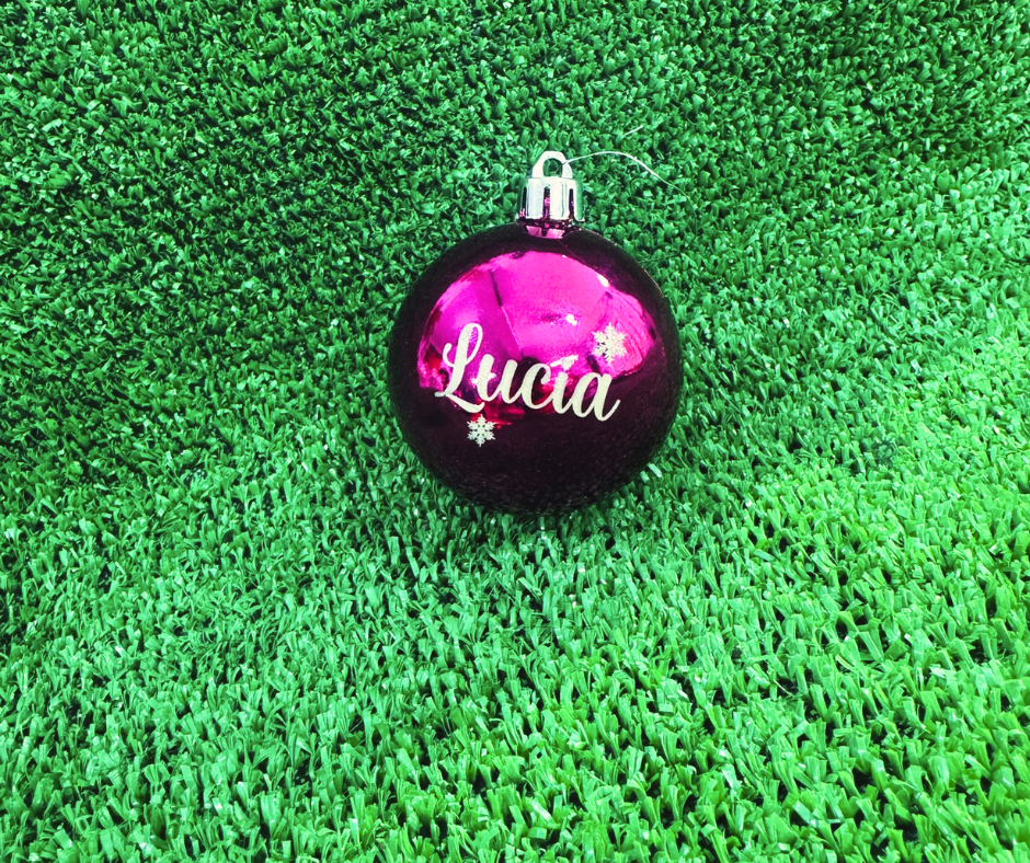 Bolas Navideñas personalizadas con nombre