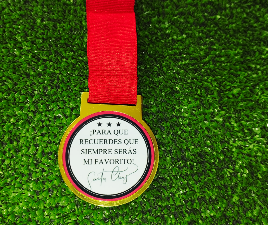 Medalla Firmada por Papá Noel