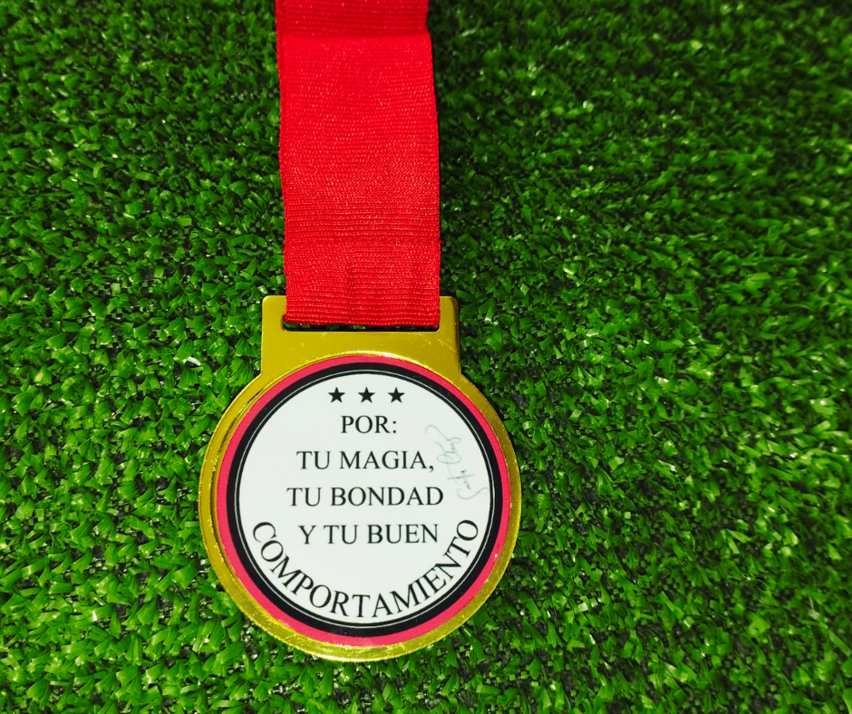 Medalla Firmada por Papá Noel