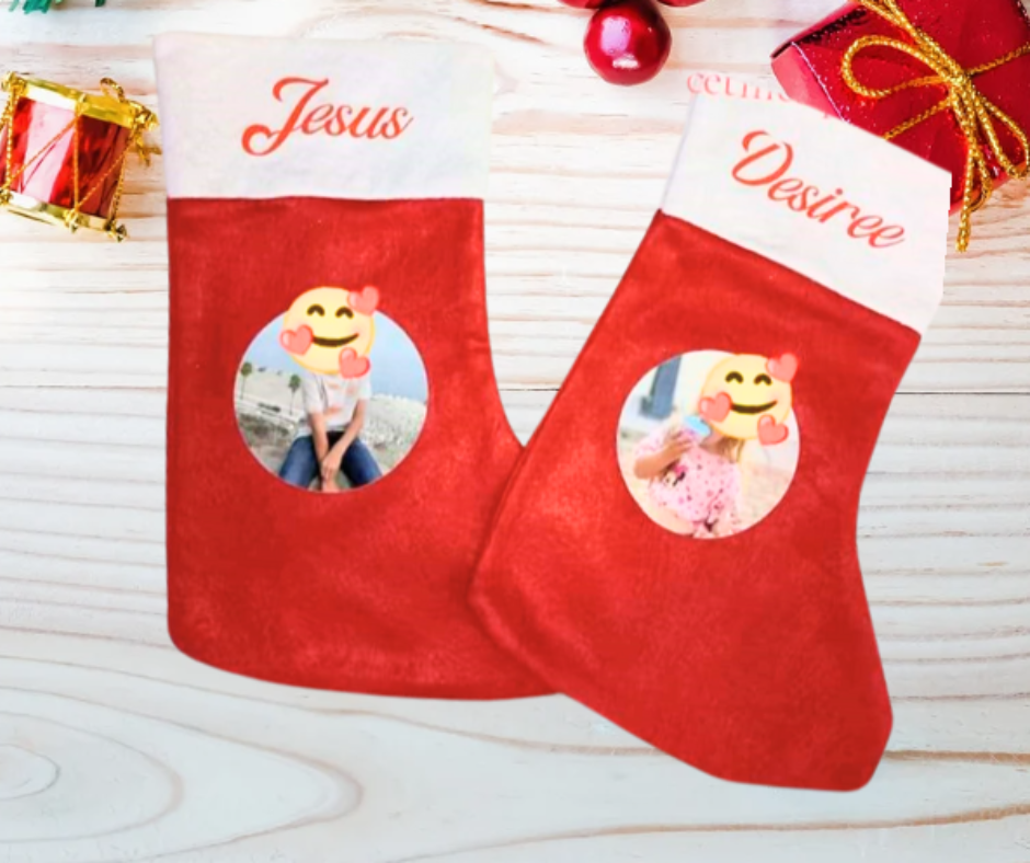 CALCETIN NAVIDEÑO PERSONALIZADO