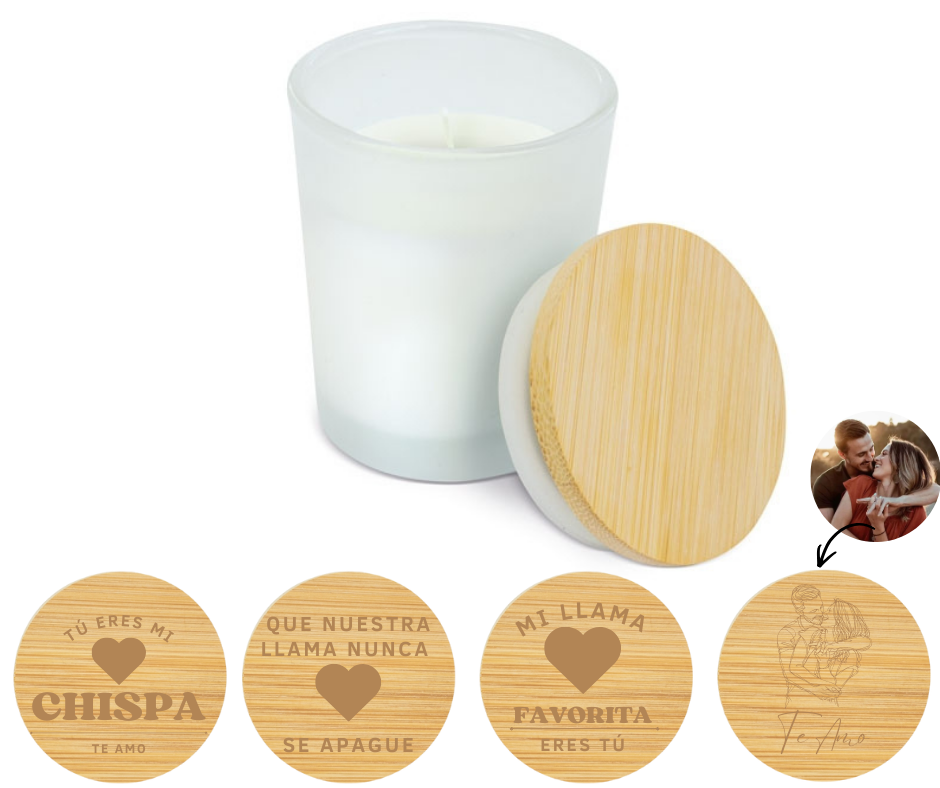 VELA AROMATICA TAPA BAMBÚ