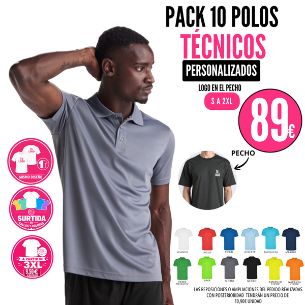 PACKS POLOS TÉCNICOS