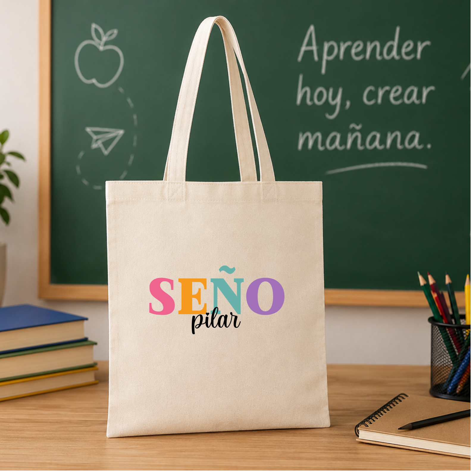 Bolso Totebag  profe personalizable