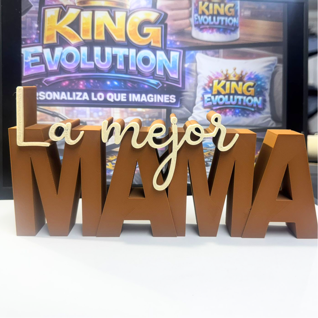 Pieza 3D La mejor mamá