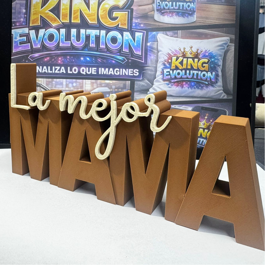 Pieza 3D La mejor mamá