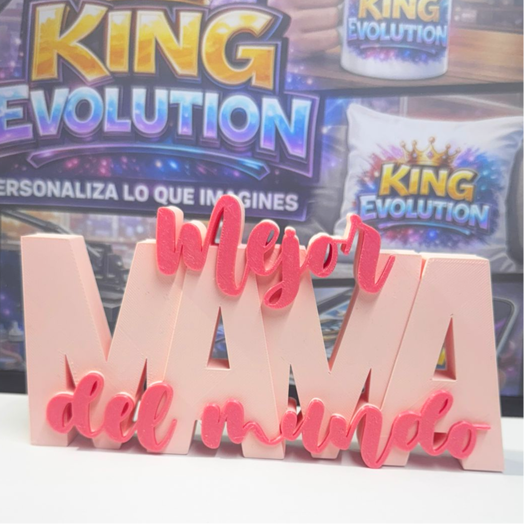 Pieza 3D La mejor mamá del mundo
