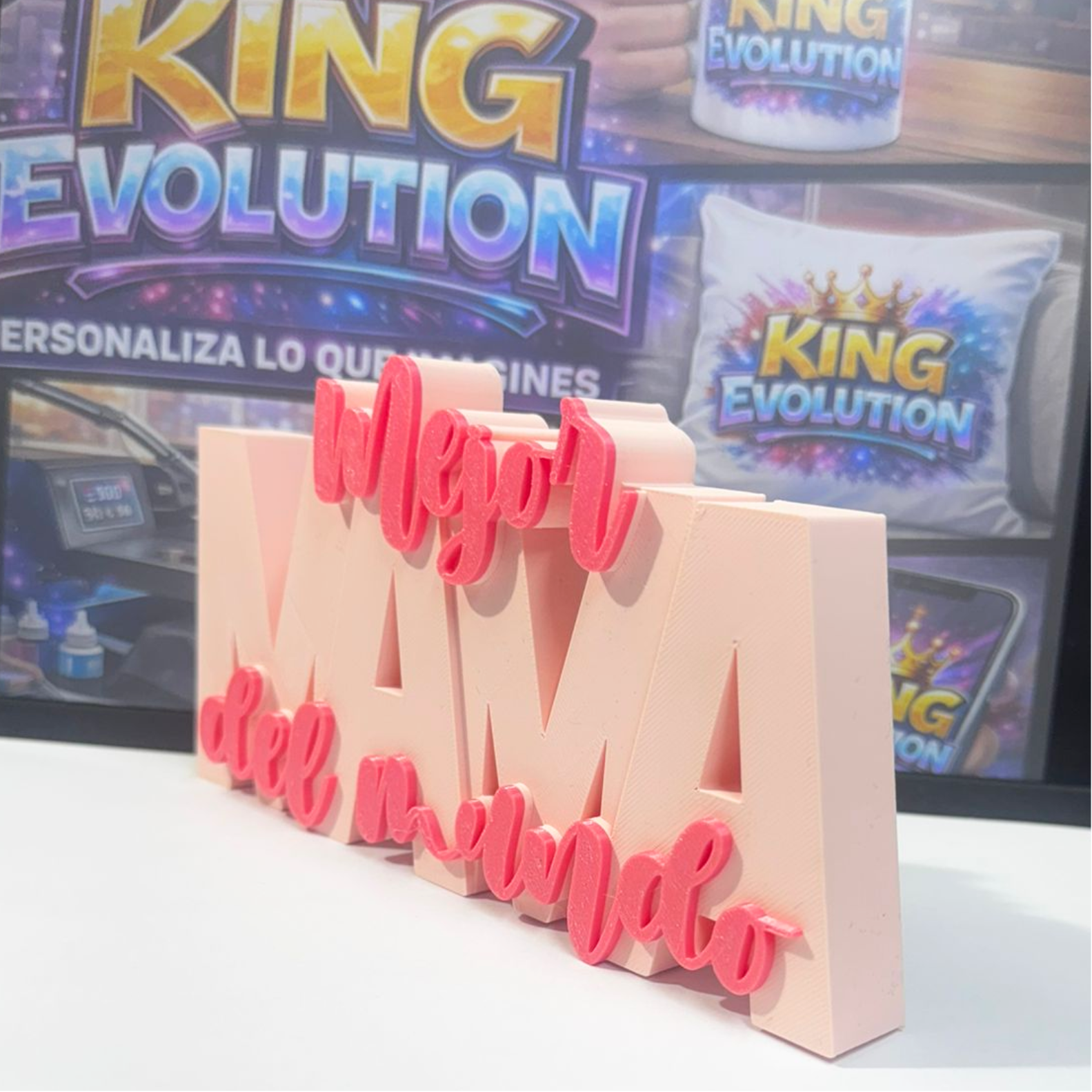 Pieza 3D La mejor mamá del mundo