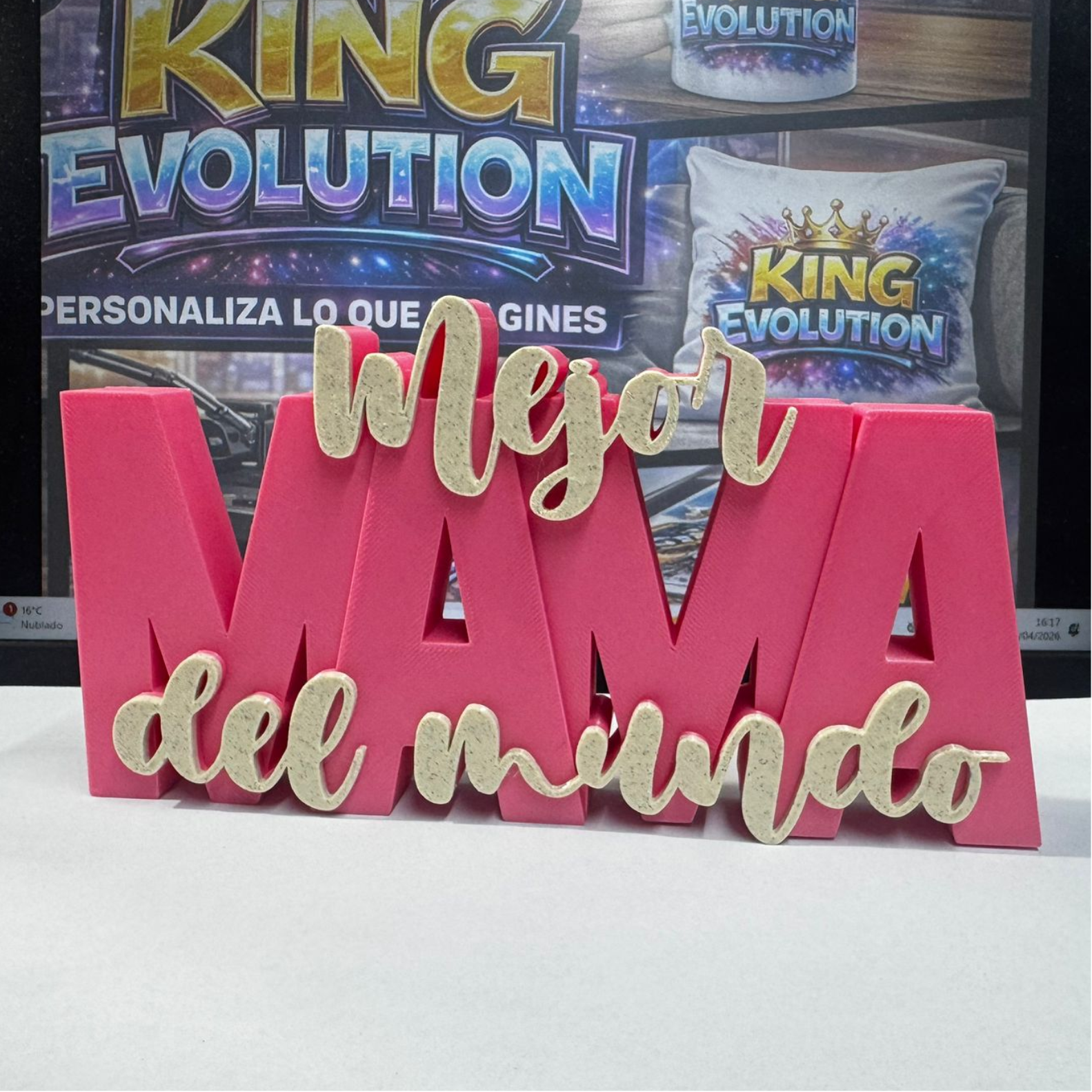 Pieza 3D La mejor mamá del mundo
