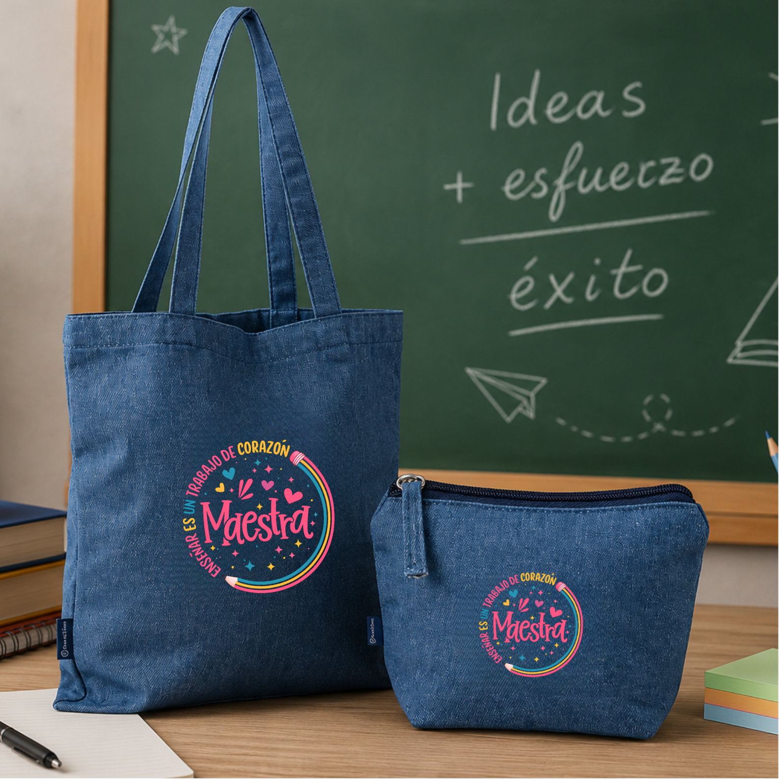 Pack totebag+neceser profe