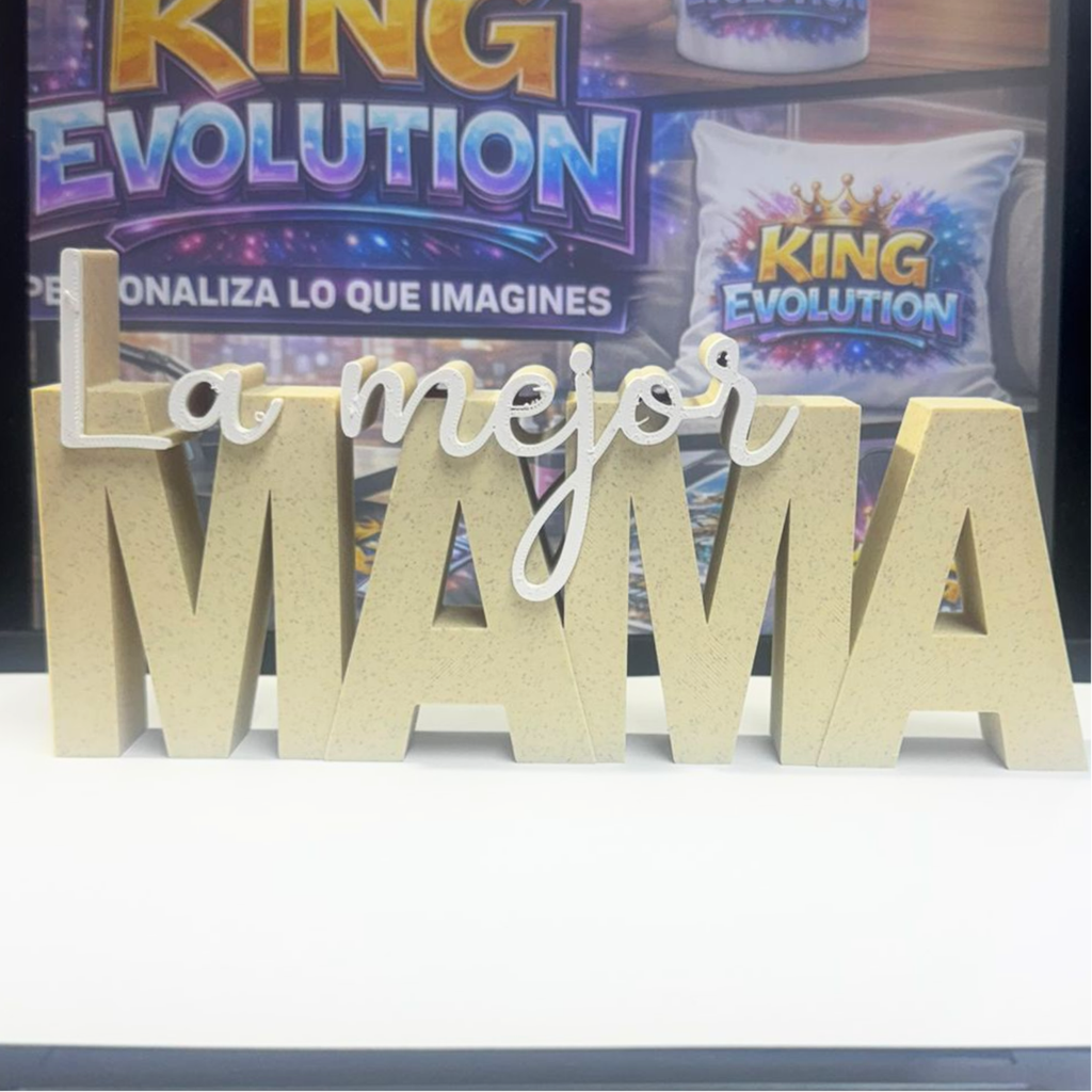 Pieza 3D La mejor mamá
