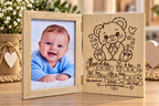 Marco de fotos con imagen+grabado personalizable  ·57965·
