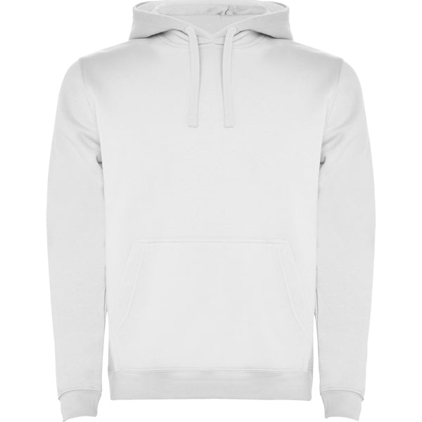SUDADERA BLANCA CON CAPUCHA  PARA INFANTIL Y  ADULTO