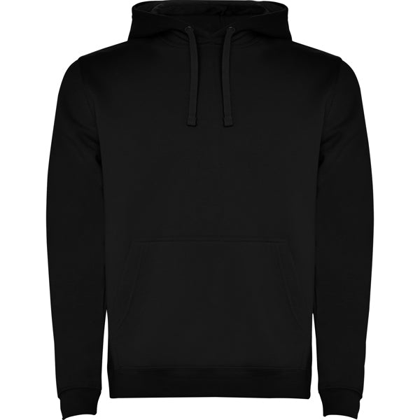 SUDADERA NEGRA CON CAPUCHA PARA INFANTIL Y  ADULTO