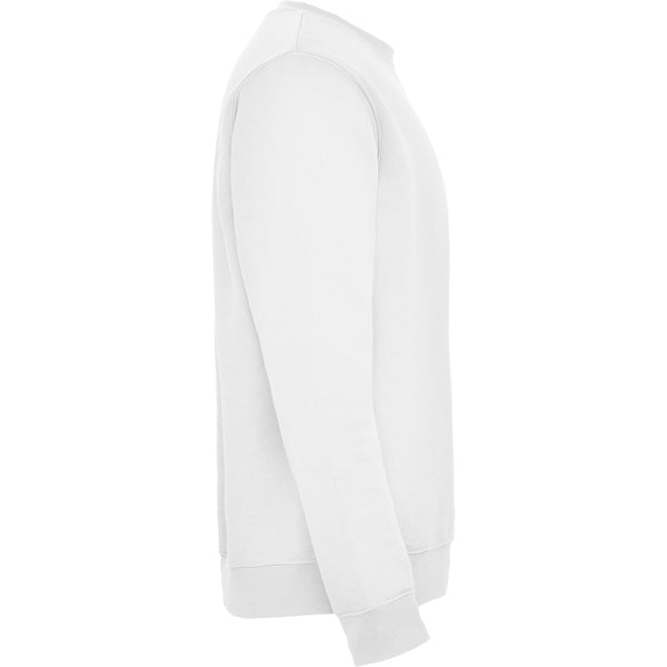 SUDADERA BLANCA SIN CAPUCHA  PARA INFANTIL Y  ADULTO