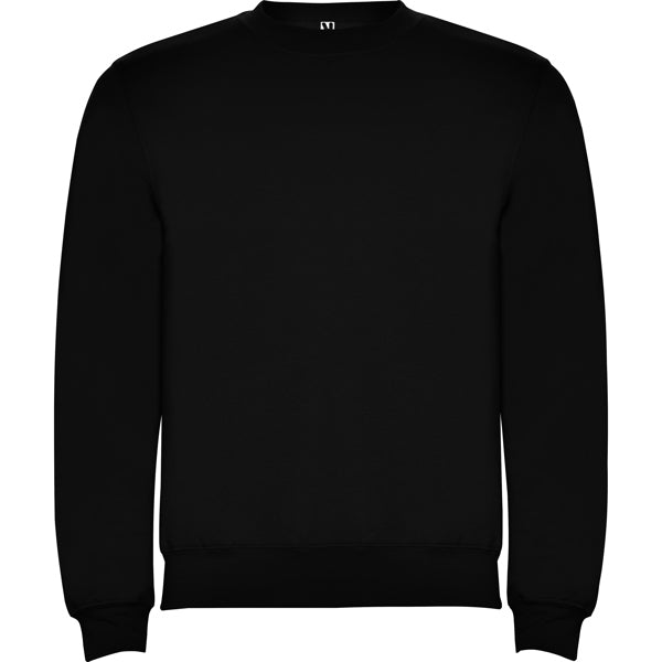 SUDADERA NEGRA SIN CAPUCHA  PARA INFANTIL Y  ADULTO