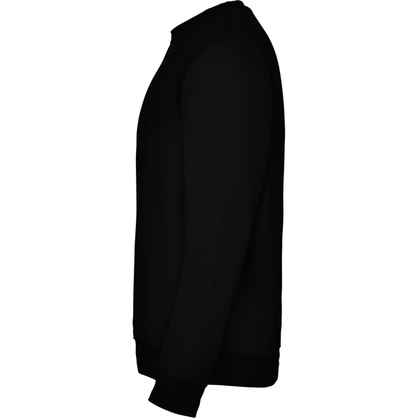 SUDADERA NEGRA SIN CAPUCHA  PARA INFANTIL Y  ADULTO