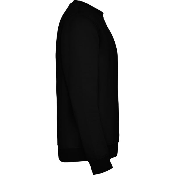 SUDADERA NEGRA SIN CAPUCHA  PARA INFANTIL Y  ADULTO