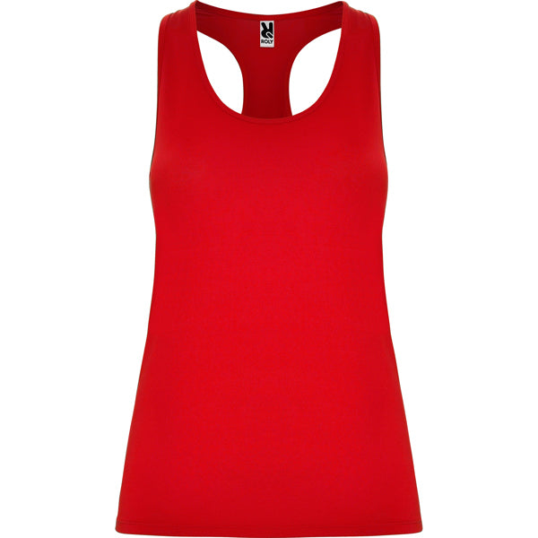 Camiseta técnica de tirantes entallada transpirable y elástica adulto ·6656·